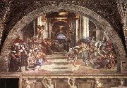 RAFFAELLO Sanzio The Expulsion of Heliodorus from the Temple oil painting